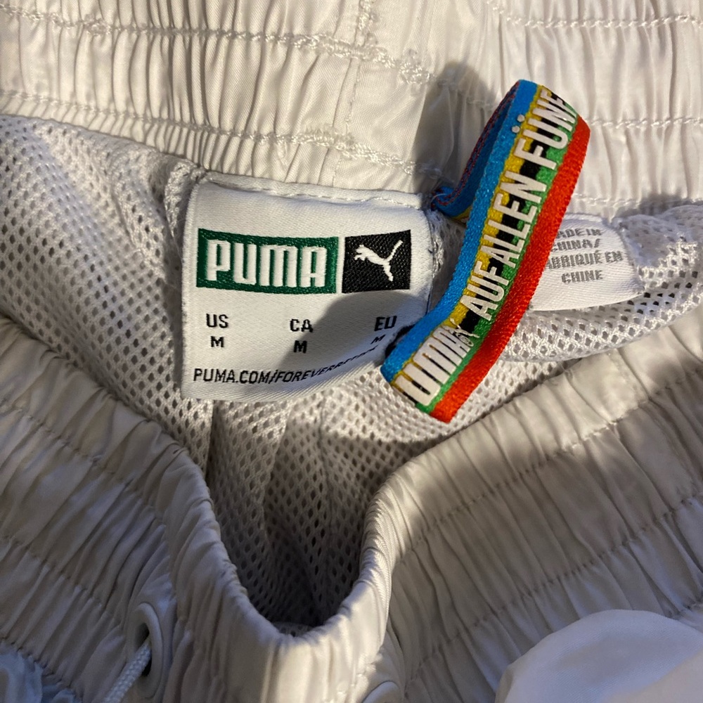 Puma Unity Collection Cuffed Track Pants - White … - image 3